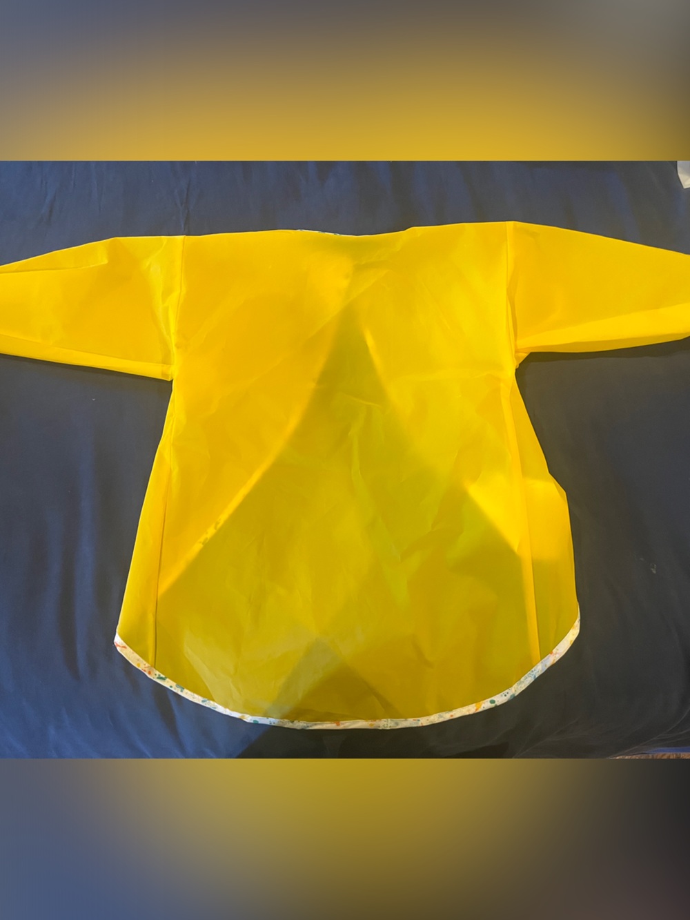 Yellow Waterproof Kids IKEA Painting/Play Sleeved Apron